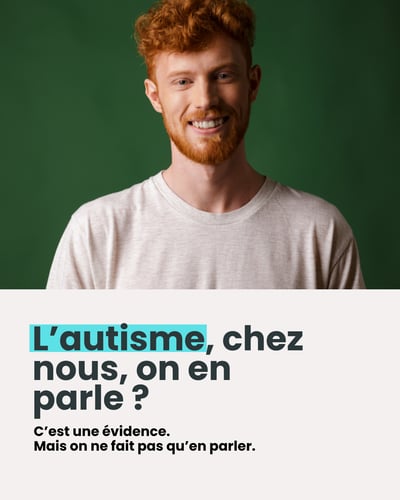 Exemple de visuel pour illustrer le post : l'aurisme, chez nous, on en parle ? C'est une évidence, mais on ne fait pas qu'en parler.