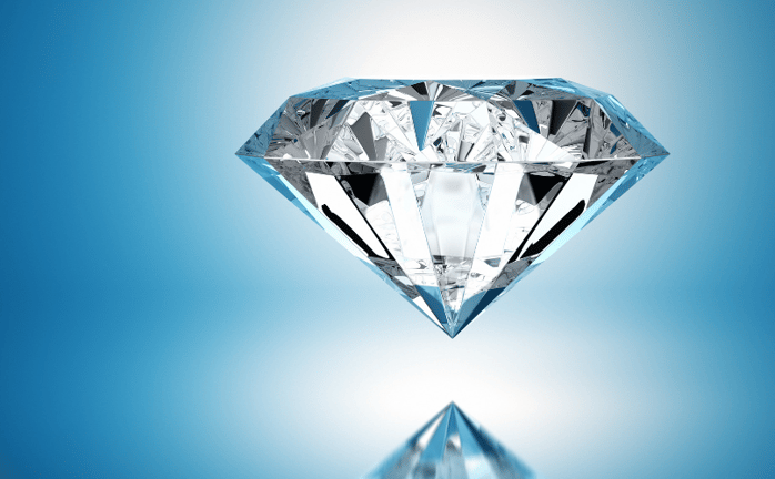 Photo d'un diamant en gros plan
