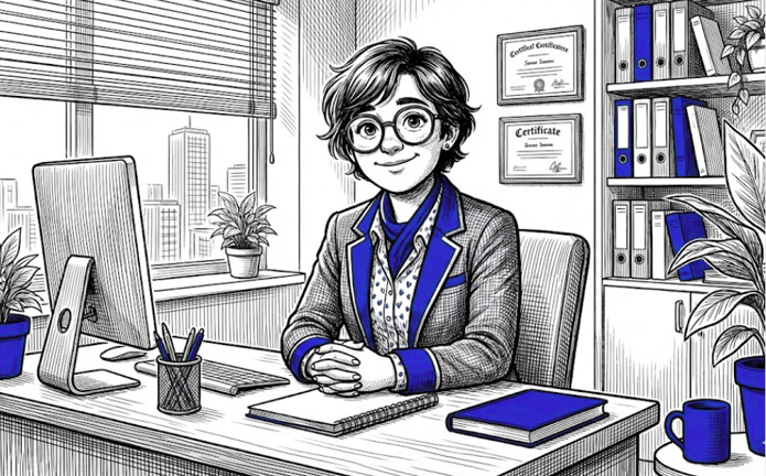 Collaboratrice en situation de handicap qui témoigne pour une communication inclusive