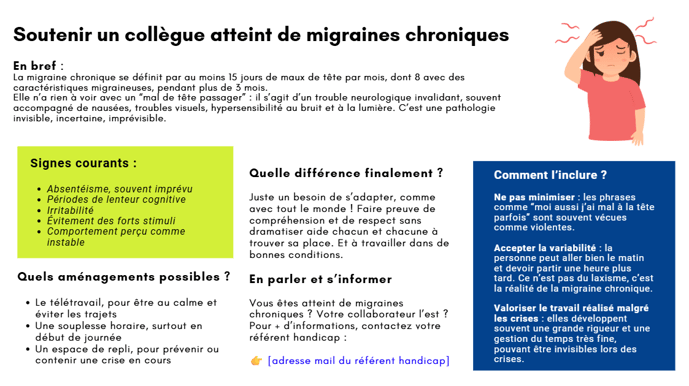 Exemple de fiche handicap invisible (téléchargeable en pdf plus bas pour la lecture par une synthèse vocale)